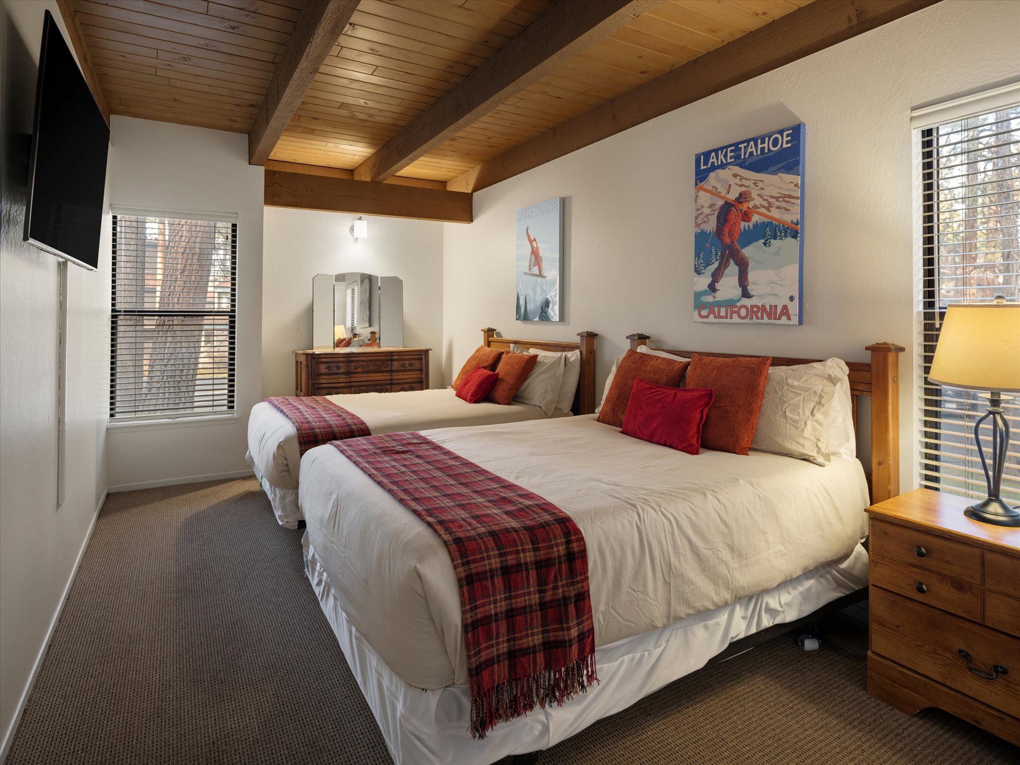 Lake Tahoe Condo Rental Bedroom Interior